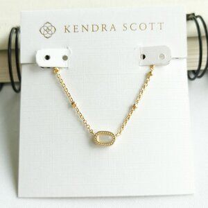 Kendra Scott | Mini Elisa | Pink Opalite Crystal Gold Satellite Short Necklace